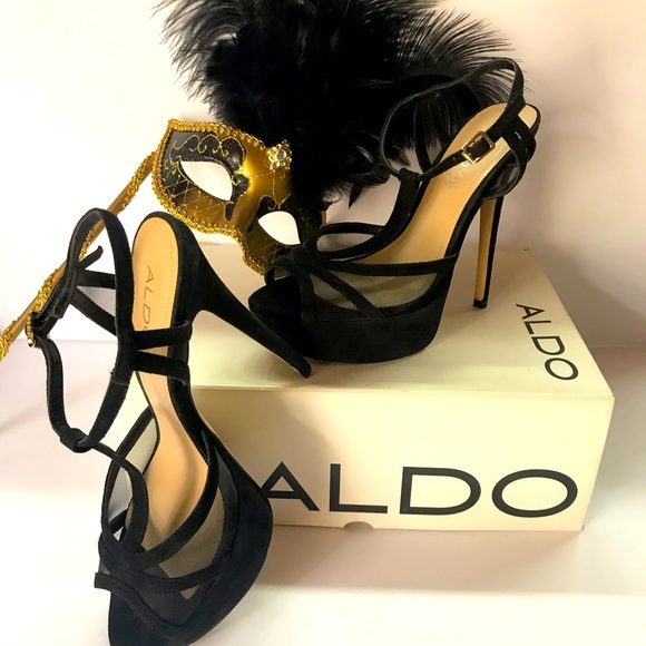 Aldo Shoes - ALDO shoes Fawnia Black Dress Shoe. Strap/Open toe